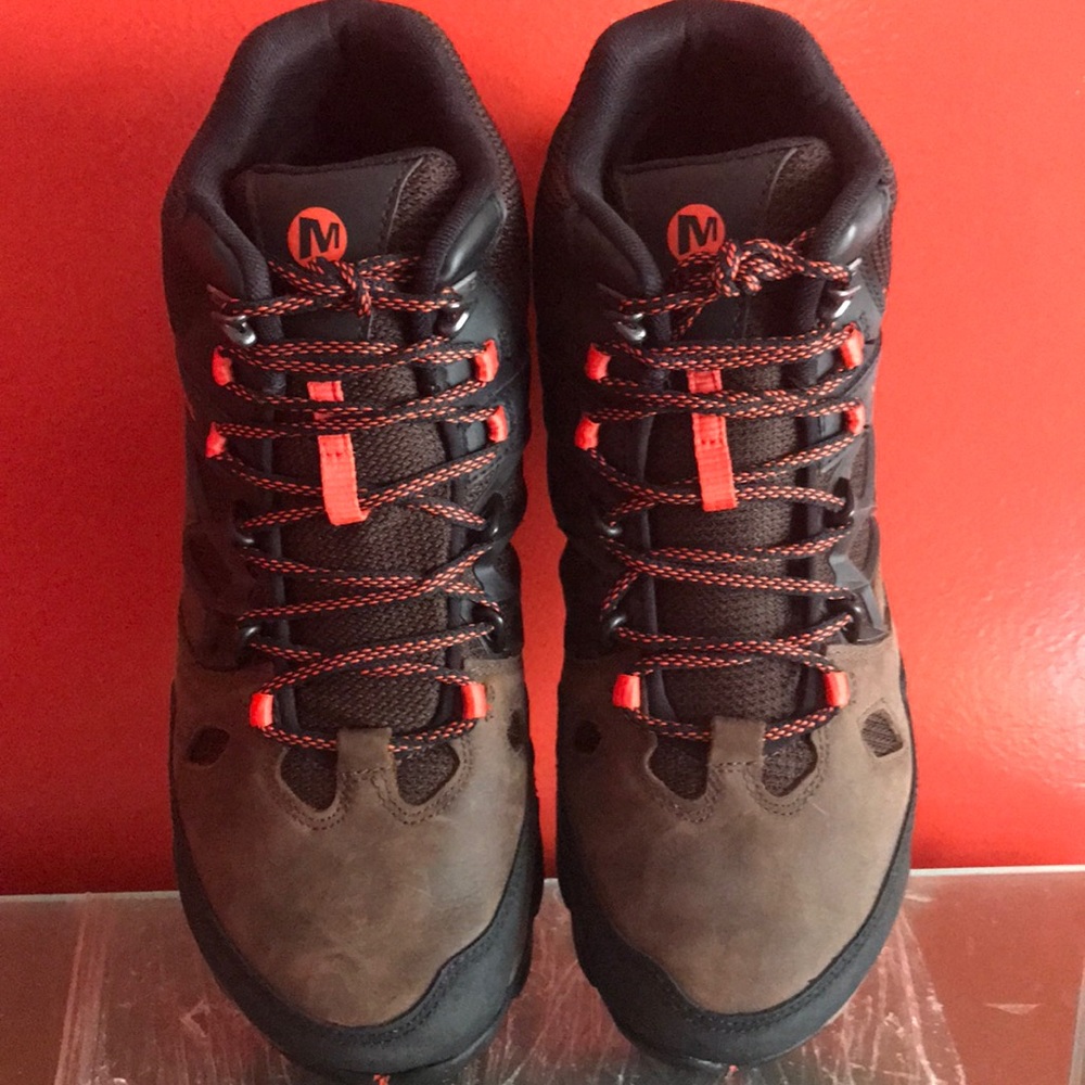 Merrill Leather Hiking Boots Size 9 Men